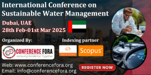 Sustainable Water Management Conference in UAE